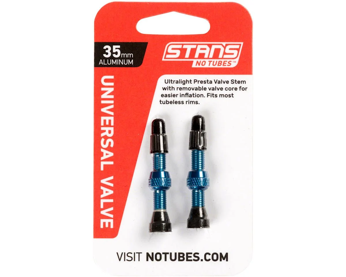 Stan's Alloy Tubeless Valves (Blue) (Pair) (35mm) - view 3
